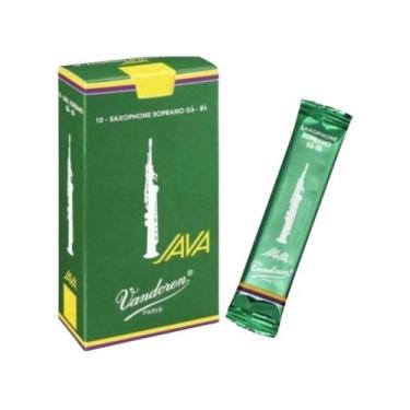 Imagem de Kit 10 Palhetas Sax Soprano 2 Java SR302 Vandorem 6358 - Vandoren