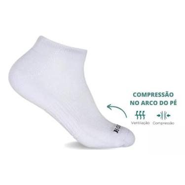 Imagem de Kit 6 Pares Meia faixa compressao Hoahi homc18005 howc19124, 39 A 43 H