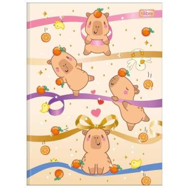 Imagem de Caderno Brochura Grande Capa Dura Capivara 80 Folhas CapyClub - Tilibr