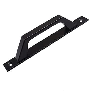 Imagem de Maçaneta para porta deslizante de liga de alumínio Gabinete de cozinha Quarto gaveta janela puxa preto branco puxadores longos, preto