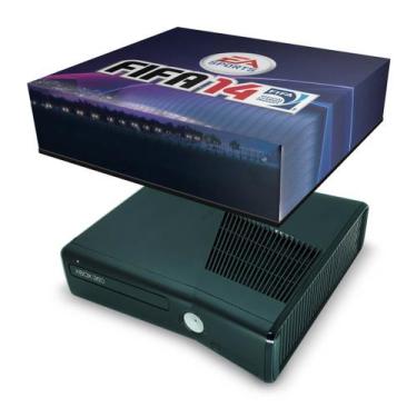 Imagem de Capa Compatível Xbox 360 Slim Anti Poeira - Fifa 14 - Pop Arte Skins