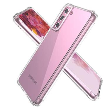 Imagem de Capa de TPU com proteção anti-riscos para Samsung Galaxy S21 Ultra S21 Plus S 21 S20 FE 5G S10 S9 S8 Note 10 8 9 Capa traseira, transparente, para S20 Ultra