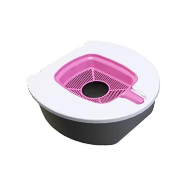 Imagem de BANHEIRO GATOALETE SANITARIO PARA GATOS WC CAT - ROSA