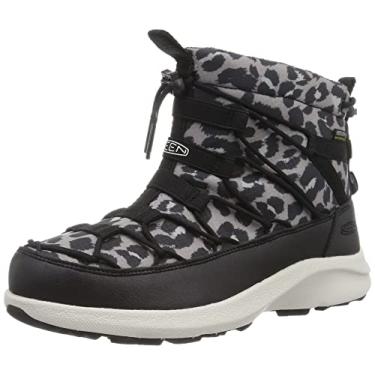 Imagem de KEEN Bota de neve feminina Uneek SNK Chukka 2 impermeável, Estampa animal/bétula prateada, 8