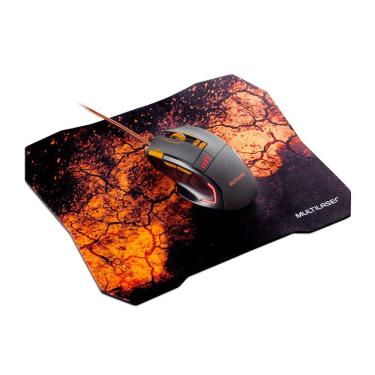 Imagem de Mouse e Mousepad Gamer Multilaser 3200dpi 8 Botões - MO256