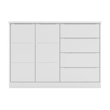 Imagem de Cômoda Infantil Pérola 100% MDF 10211 Branco Phoenix Baby