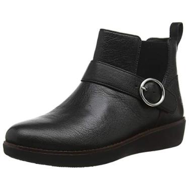 Imagem de FitFlop Ankle Boots Femininas, Preto 001, 5