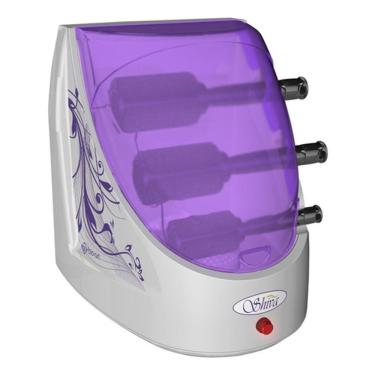 Imagem de Higienizador De Escovas De Cabelo Shiva Branco/Roxo