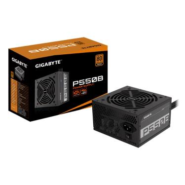 Imagem de Fonte 550W Gigabyte P550B - PFC Ativo - Eficiência 85% - 80 PLUS® Bronze - GP-P550B