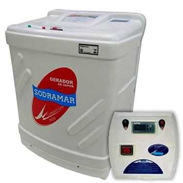 Imagem de SODRAMAR Gerador de Vapor Inox para Sauna 15,0Kw 220V Trifásico c/Quadro Digital