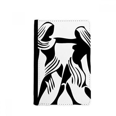 Imagem de Constellation Gêmeos Signo do Zodíaco Suporte para Passaporte Notecase Burse Capa Carteira Cartão Bolsa, Multicolor
