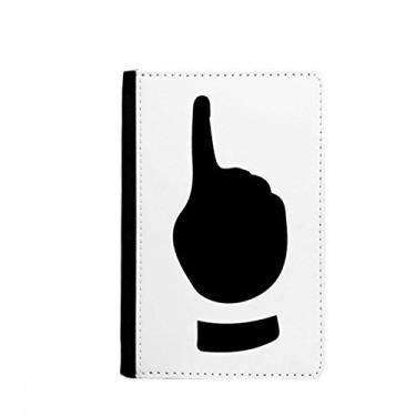 Imagem de Um gesto padrão de contorno para passaporte Notecase Burse capa carteira porta-cartão, Multicolor