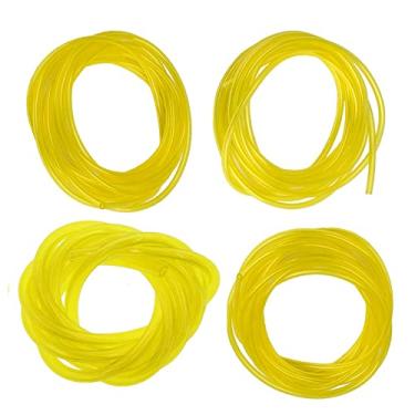 Imagem de 4 tamanhos tubo de mangueira de tubo de combustível a gasolina, tubo de mangueira de linha de combustível de 1,22 m de comprimento para aparador de cordas soprador de motosserra e outras ferramentas elétricas