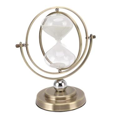 Imagem de Ornamento de Ampulheta, Cronômetro de Areia Delicado, Simples e Preciso para Quarto (Areia Branca 60min)