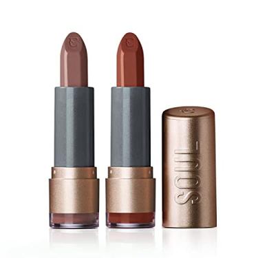 Imagem de Eudora Kit Soul Kiss Me Hidratante: Batom Marrom Desfile 3,7g + Batom Castanho Passarela 3,7g