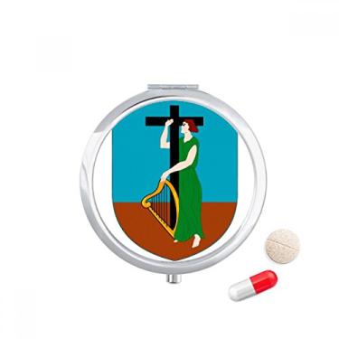 Imagem de Porta-comprimidos com emblema nacional da América Latina da Montserrat