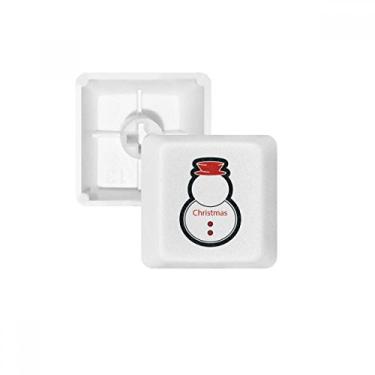 Imagem de Kit de atualização de teclado mecânico PBT com ícone de Natal e boneco de neve