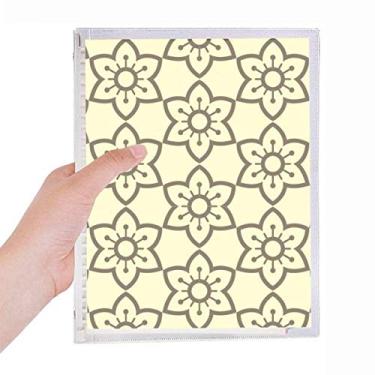 Imagem de Caderno de brocado com estampa clássica de flores, folhas soltas, diário recarregável, papelaria