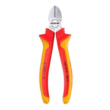 Imagem de Alicate de Corte Diagonal 6.1/2" Modelo Sueco VDE H Isolado EN 60900 - Gedore 091898