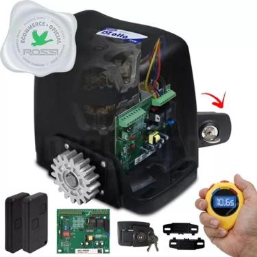 Imagem de Kit Motor Rossi 1/5 Hp Dz Atto Turbo Portão Deslizante 350kg