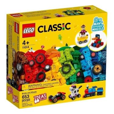 Imagem de Lego Classic 11014 - Blocos E Rodas - 653 Peças