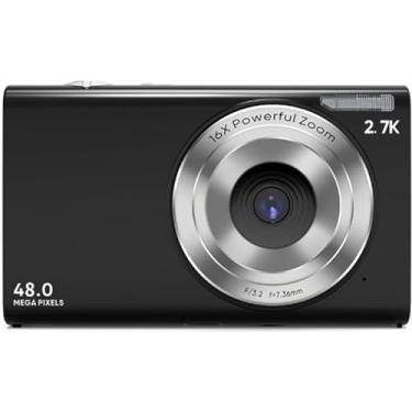 Imagem de Câmera 2.88 Polegada vlogging 48mega 48mp hd câmera digital com zoom digital 16x estudante câmera fotográfica infantil câmera digital, b