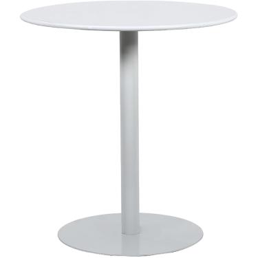 Imagem de Mesa de bar redonda, móveis de lazer para bistrô pub, pequenos espaços que economizam para café da manhã na sala de jantar, café, fácil de montar, mais cores, branco, diâmetro 48 cm (18,8 ")
