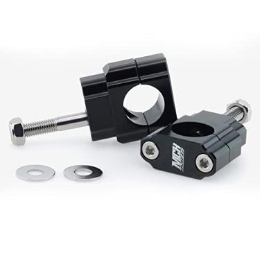Imagem de MCHMFG Elevadores de guidão para motocicleta Dirt Bike de 3,8 cm, 28 mm, para quadriciclo de 110cc 125cc 135cc 150cc 200cc 252cc Quad Dirt Bike ATV (Preto)