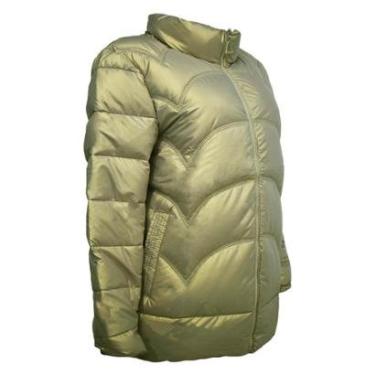 Imagem de Jaqueta Puffer Feminina Metalizada Impermeável-Feminino