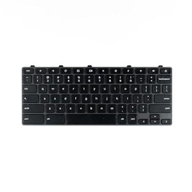 Imagem de Partsatoz Teclado de substituição para laptop EUA com moldura para Dell Chromebook 11 3100 3100 (versão 1 USB-C) 3100 Touch 5190 5190 Touch 3400 0D2DT 00D2DT