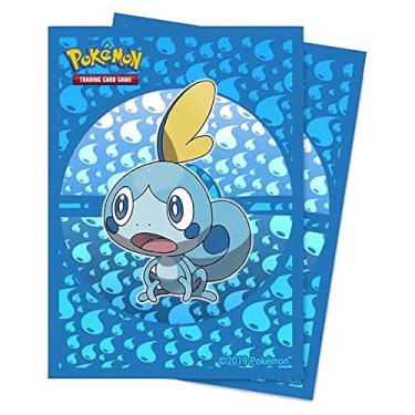 Imagem de Ultra Pro E-15361 Padrão Protetor de Baralho Mangas - Pokemon Espada e Escudo Galar Starters Sobble (Pacote com 65)