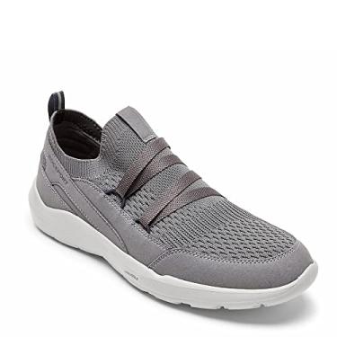 Imagem de Rockport Sapato masculino Truflex M Evolution para caminhada com guarda-lamas, Aço cinza, 8.5