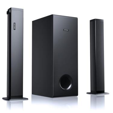 Imagem de INFITBO Barra de som para Smart TV 2.1 canais 190 W Pico Power Soundbar com subwoofer destacável 2 em 1 BT 5.4 sistema de som surround graves profundos 12L para jogos de PC com HD-ARC/Opt/USB/AUX Home