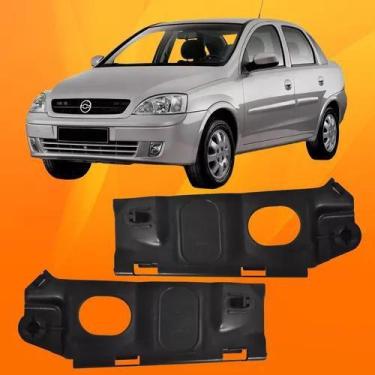 Imagem de Par Suporte Guia Parachoque Dianteiro Corsa Montana - DFEB, Direito (P