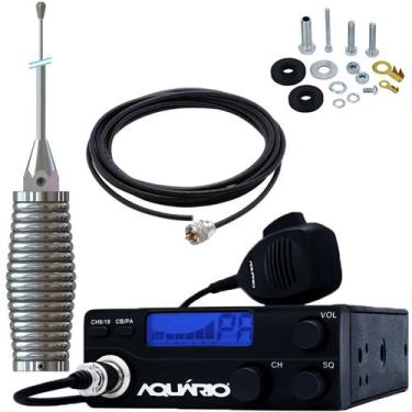 Imagem de Rádio Px 40 Canais RP-40 Antena Inox Force 2,70mts Cabo 5,5mts Parafus
