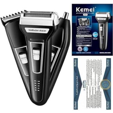 Imagem de Máquina De Corte Kemei Shaver KM-6558 Cabelo Barba Aparador Pelos Duas