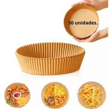 Imagem de Kit 50 Formas De Papel Antiaderente Para Airfryer - Sniff