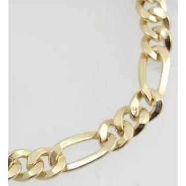 Imagem de Pulseira De Ouro 18k 750 Modelo 3x1 Com 19 Cm - RD Magazine