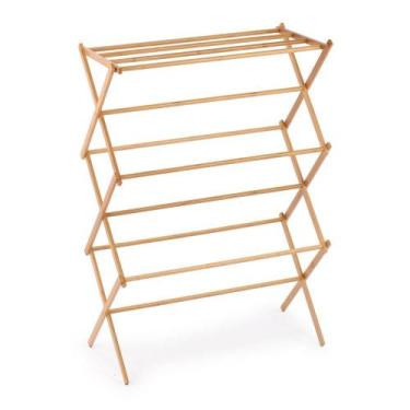 Imagem de Varal Vertical 3 Andares em Bambu - Simplo - Oikos