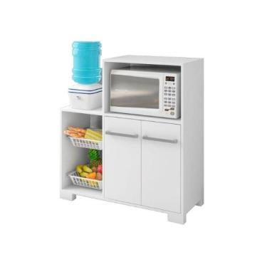 Imagem de Balcão Fruteira Para Espaço Para Microondas 2 Portas Libia - Brienza M