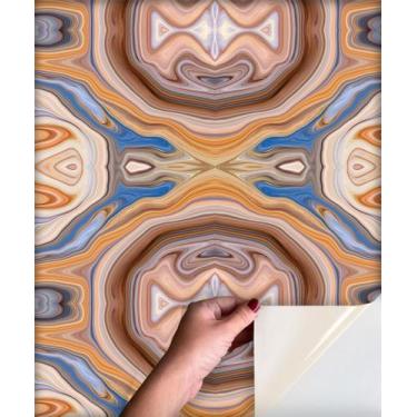 Imagem de Adesivo Piso Lavável Chão Marmore Cozinha Marte Impermeável - DecoraPl