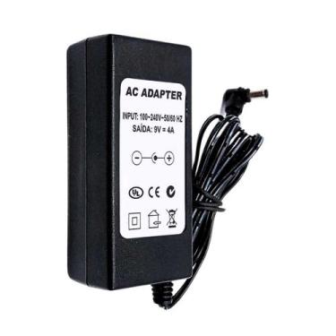 Imagem de Fonte 9v 4a Bivolt Cabo Ac P8 P4 5,5x2,5mm - Genérica 