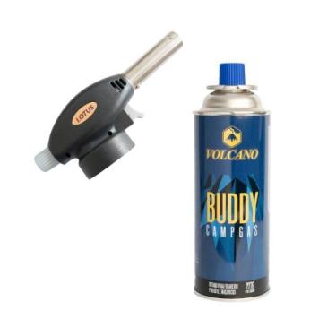 Imagem de Kit Maçarico Lotus + 1 Refil Gás Buddy