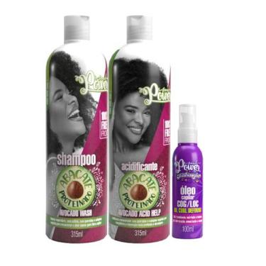 Imagem de Soul Power Abacate Proteinado Sh 315ml + Acid 315ml + Text Óleo 100ml