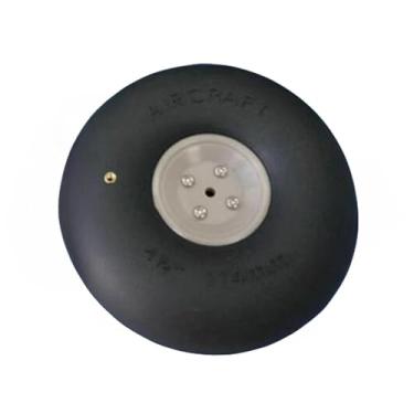 Imagem de 1 PCS RC Airplane Wheel 4.5 Inches Wheels Landing Gear RC Plane Wheels for Fixed Wing Model Aircraft (1pcs 4.5 Inch/ D114mm)
