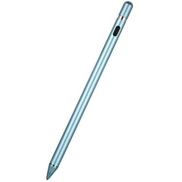 Imagem de Canetas Stylus para telas sensíveis ao toque, compatível com Apple, recarregável, capacitiva, ponta fina de 1,5 mm, com iPhone, iPad e outros tablets (azul), E8910