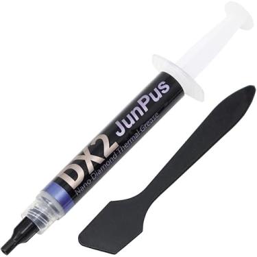 Imagem de JunPus JP-DX2 -Nano Diamond Thermal Grease - Overclocking Thermal Compound - Pasta de dissipador de calor para todos os coolers - Consoles Premium Performance Thermal Paste para todos os processadores