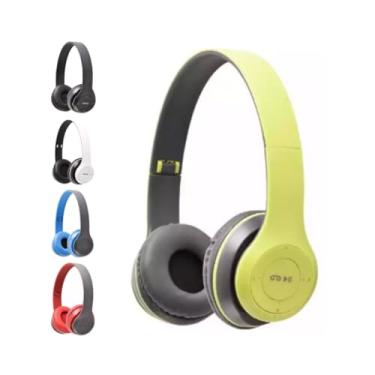 Imagem de Fone Bluetooth Academia Corrida Regulavel Mp3 Entrada P2 e Cartão SD Radio FM (VERDE)