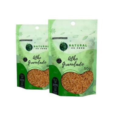 Imagem de Kit 2 Tempero Alho Granulado com Intenso Sabor Premium Pouch 50g  - Na