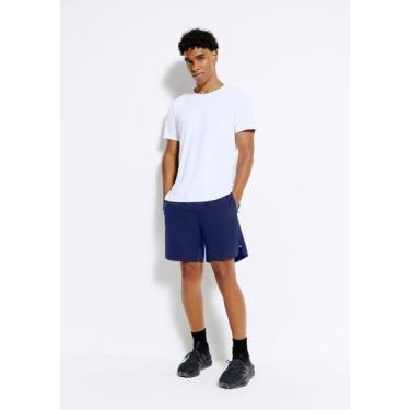 Imagem de Bermuda Esportiva Básica Masculina Easy Care - Hering, P, Azul